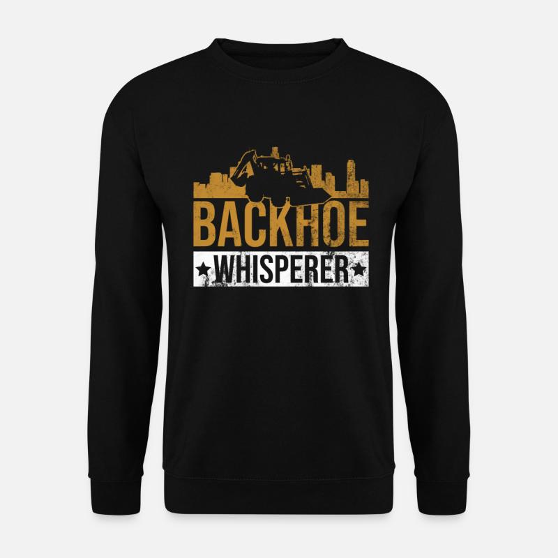 Baggerfahrer Bagger - Sweat-shirt Unisexe - noir