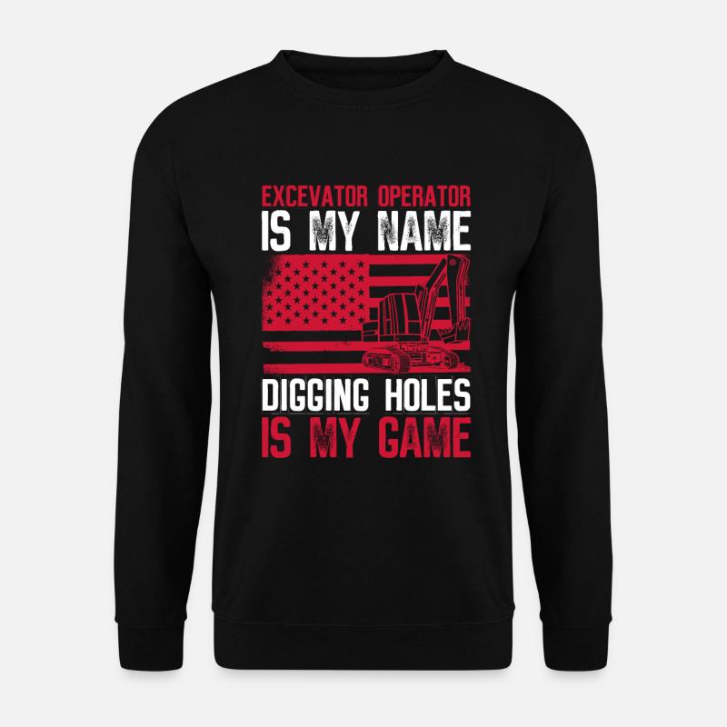 Baggerführer Bagger Baggerfahrer - Sweat-shirt Unisexe - noir