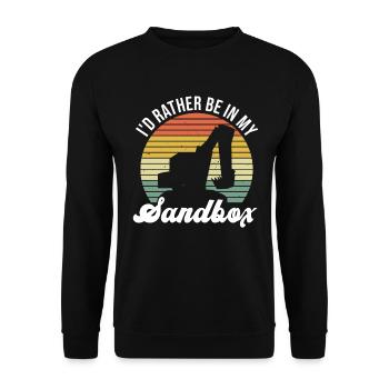 Bagger Sandbagger Baggern - Sweat-shirt Unisexe - noir - Devant - Alina (178cm) & Michal (187cm)