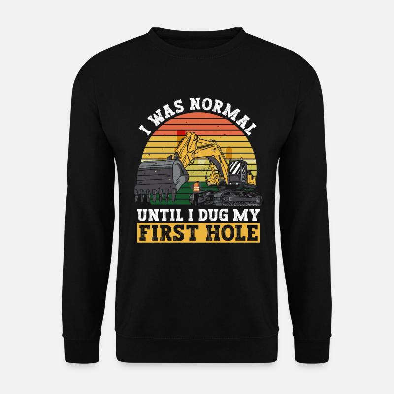 Bagger Baggerfahrer - Unisex Pullover - Schwarz
