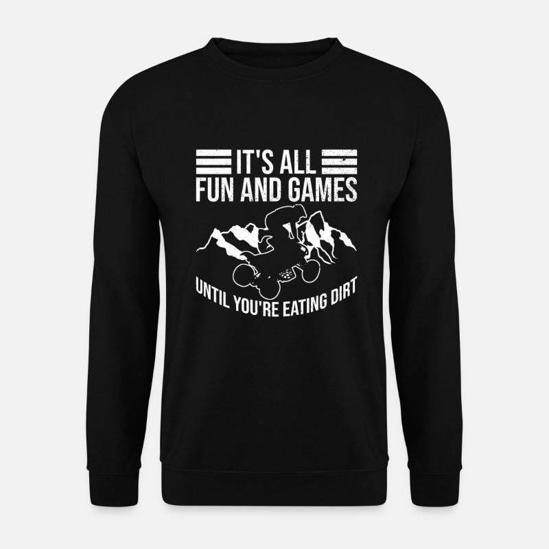 Quadfahrer Quad - Unisex Pullover - Schwarz