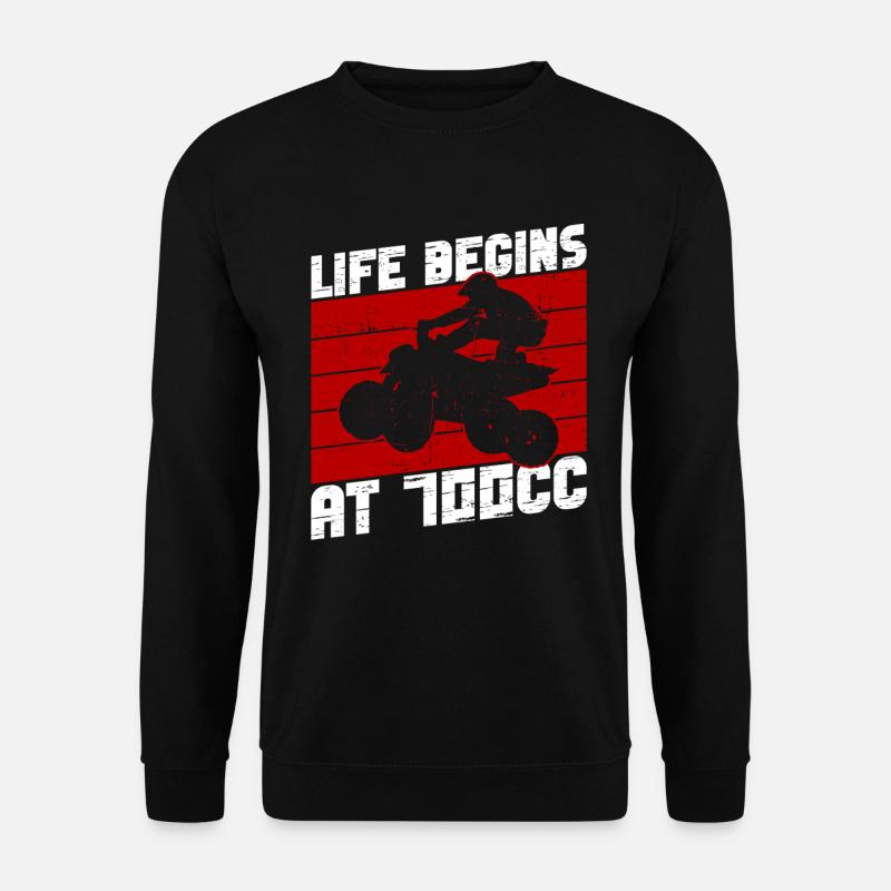 Quad Quadfahrer - Unisex Sweatshirt - black