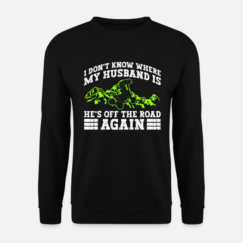 Quadfahrer Quad - Unisex Sweatshirt - black