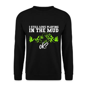 Quadfahren Quadfahrer Quad - Sweat-shirt Unisexe - noir - Devant - Alina (178cm) & Michal (187cm)