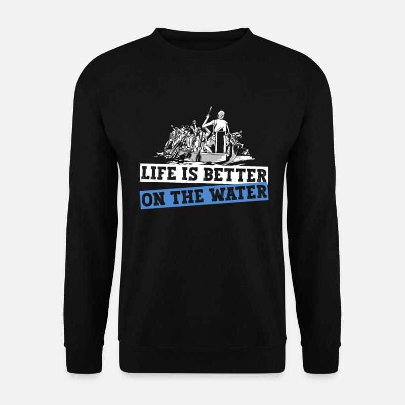 Drachstiefel - Unisex Pullover - Schwarz