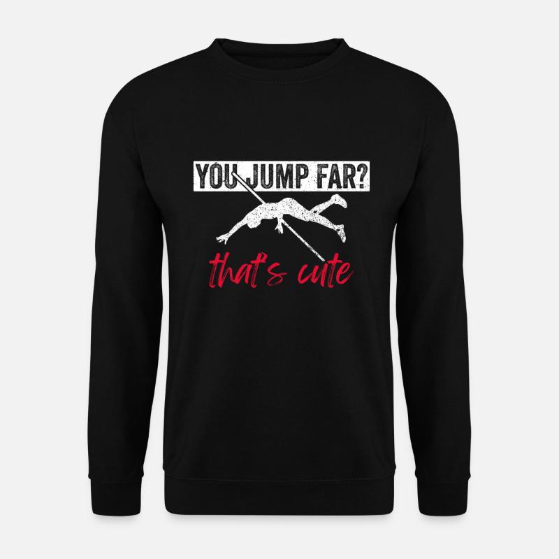Stabhochspringer Stabhochspringen - Unisex Sweatshirt - black