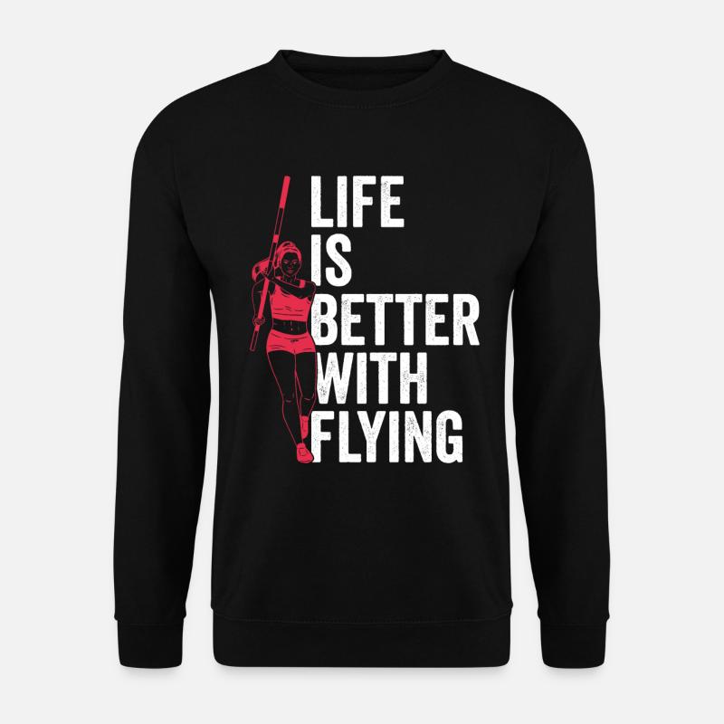 Stabhochspringerin Stabhochspringen - Unisex Sweatshirt - black