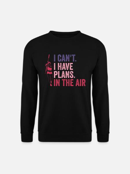 Stabhochspringen Mädchen - Unisex Sweatshirt - black