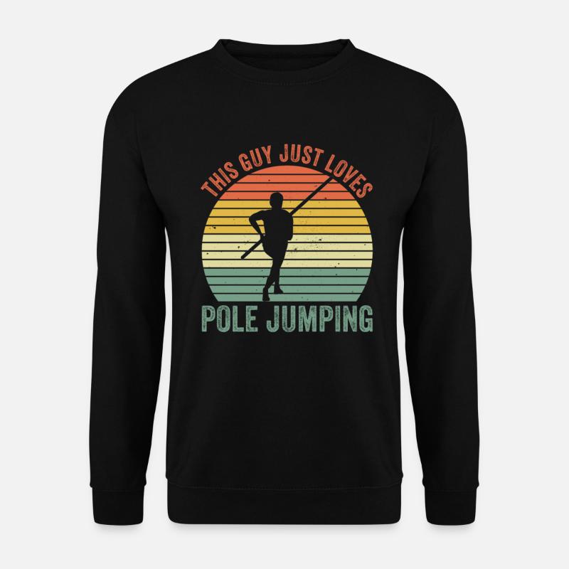 Stabhochspringer - Unisex Pullover - Schwarz