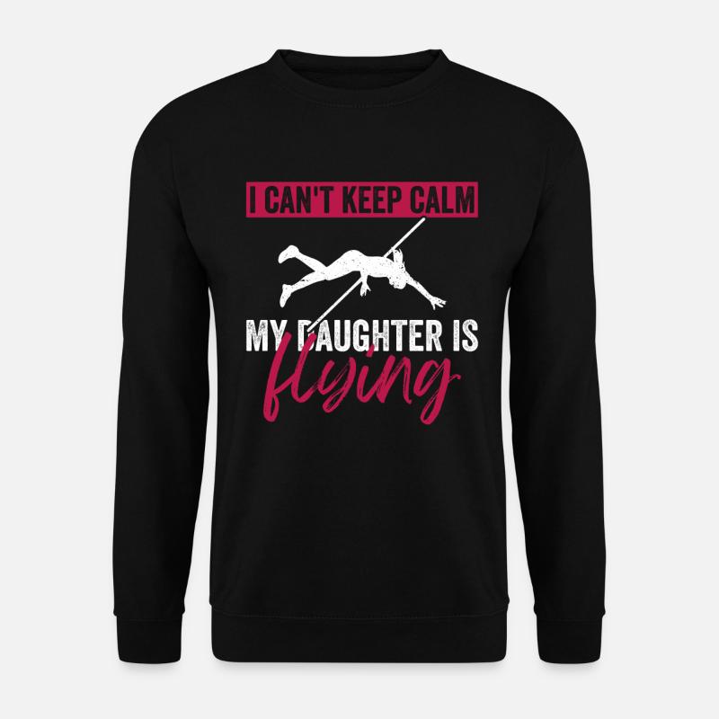 Stabhochspringer Mama Stabhochsprung Mutter - Unisex Sweatshirt - black