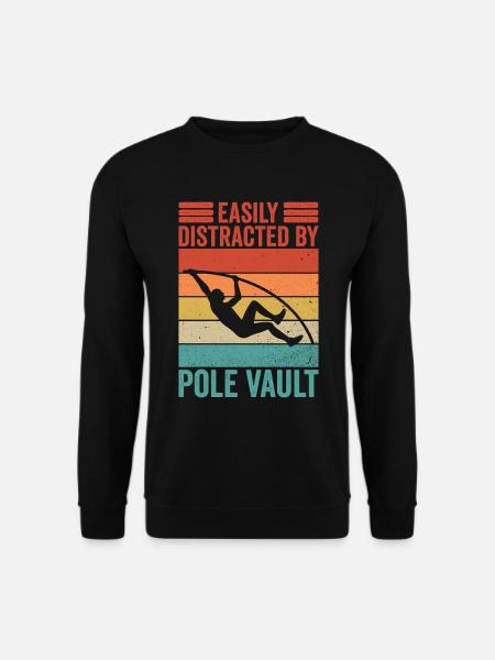 Stabhochspringer Stabhochsprung Stabhochspringen - Unisex Pullover - Schwarz
