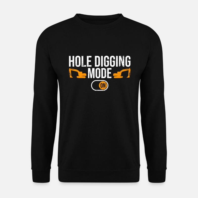 Baggerbagger Baggerfahrern Bagger - Sweat-shirt Unisexe - noir