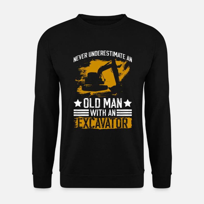 Baggerfahrer Bagger Schwermaschinenführer - Unisex Sweatshirt - black