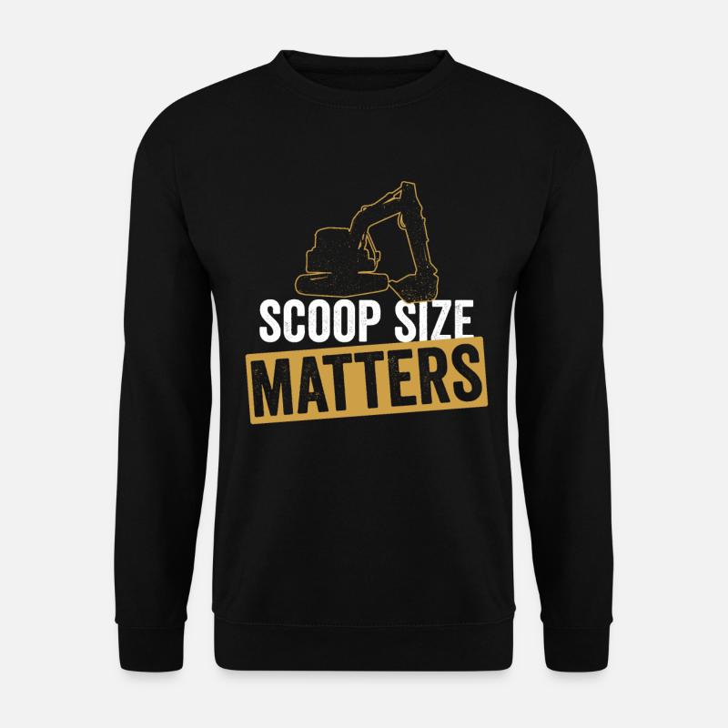 Baggerfahrer Bagger Sandbagger - Unisex Sweatshirt - black