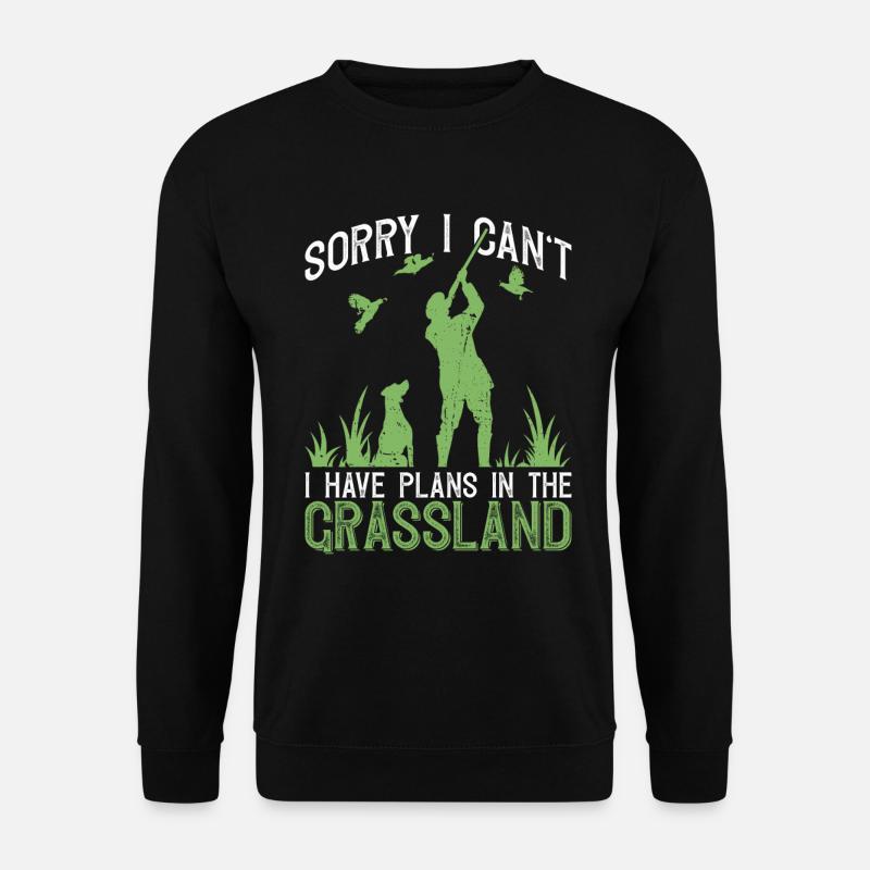 Wachteljäger Vogeljagd - Unisex Sweatshirt - black