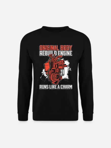 Herz Operation Herzinfarkt Bypass - Unisex Sweatshirt - black