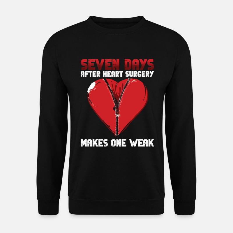 Bypass Herz Herztransplantation - Unisex Pullover - Schwarz