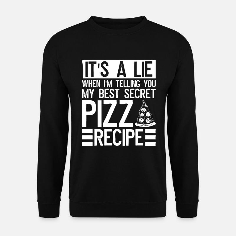 Pizzaexperte Pizza - Unisex Sweatshirt - black