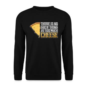 Pizza Pizzaproduktion Pizzabäcker - Unisex Sweatshirt - black - Front - Alina (178cm) & Michal (187cm)