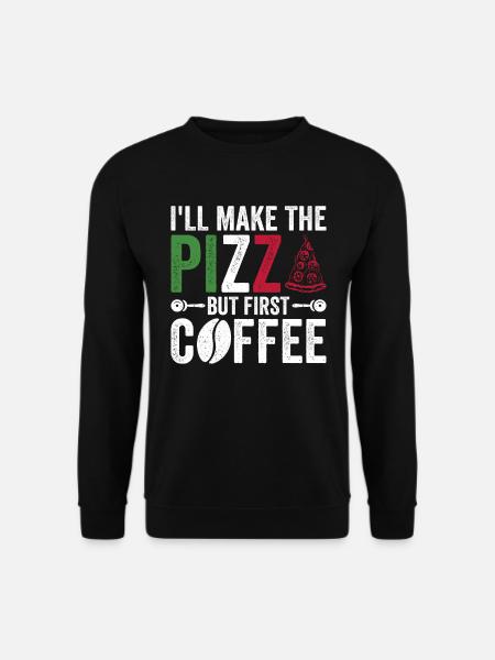 Pizza Backen Pizzabäcker Pizzaiolo - Unisex Sweatshirt - black