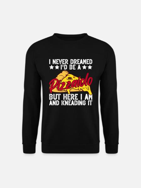 Pizzabäcker Pizzabacken Pizza - Unisex Sweatshirt - black