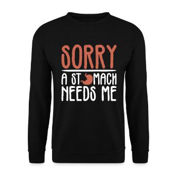 Magenchirurg Adipositaschirurgie - Unisex Pullover - Schwarz - Vorne - Alina (178cm) & Michal (187cm)