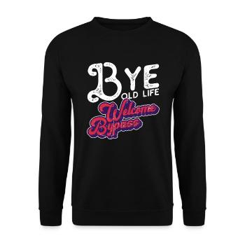 Magenbypass Chirurgie Bariatrische Chirurgie - Unisex Pullover - Schwarz - Vorne - Alina (178cm) & Michal (187cm)