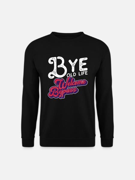 Magenbypass Chirurgie Bariatrische Chirurgie - Unisex Pullover - Schwarz