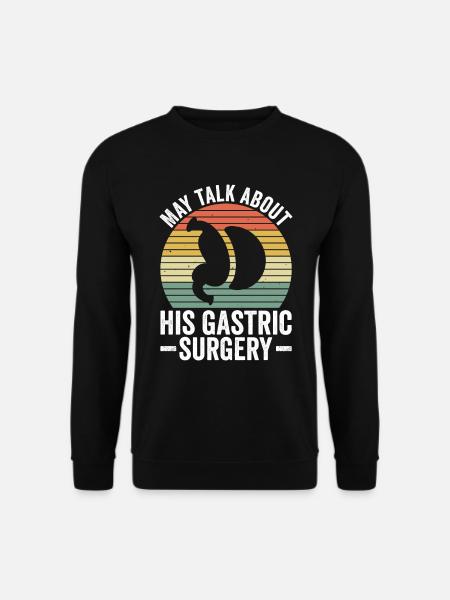 Magenbypass Und Bariatrische Chirurgie - Unisex Pullover - Schwarz