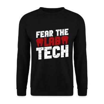 Zahntechniker - Unisex Pullover - Schwarz - Vorne - Alina (178cm) & Michal (187cm)