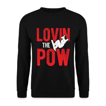 Snowboard Spruch für Snowboarder - Unisex Pullover - Schwarz - Vorne - Alina (178cm) & Michal (187cm)