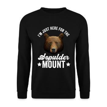 Taxidermie Professioneller Und Sterbender - Sweat-shirt Unisexe - noir - Devant - Alina (178cm) & Michal (187cm)
