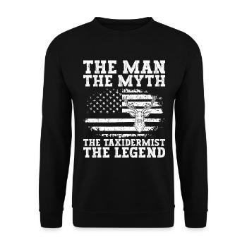 Präparator Professioneller Und Patriotischer - Sweat-shirt Unisexe - noir - Devant - Alina (178cm) & Michal (187cm)