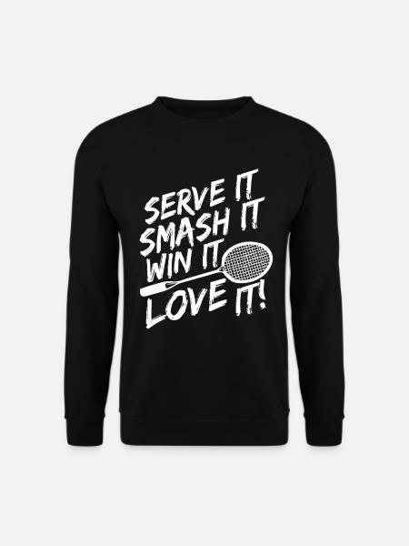 Badminton - Unisex Pullover - Schwarz