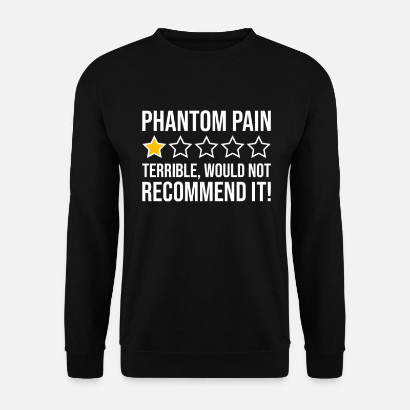 Prothetische Chirurgie Beinprothese Und Künstliche - Unisex Pullover - Schwarz