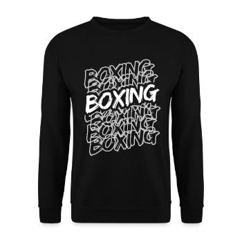 Boxsport Boxing - Unisex Pullover - Schwarz - Vorne - Alina (178cm) & Michal (187cm)