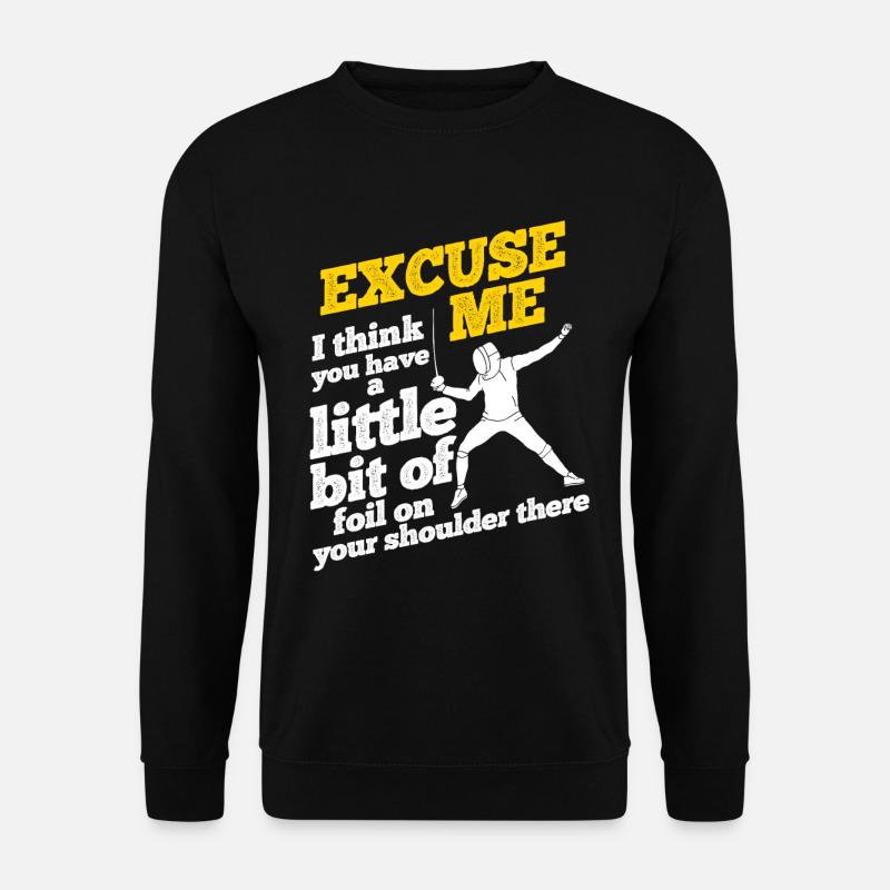 Fechten - Unisex Pullover - Schwarz
