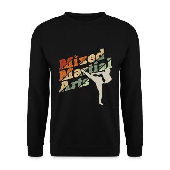 Mixed Martial Arts MMA - Unisex Pullover - Schwarz - Vorne - Alina (178cm) & Michal (187cm)