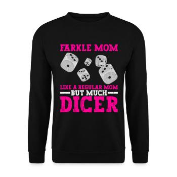 Farkle Mom Design Für Farkle Dice Mutter - Sweat-shirt Unisexe - noir - Devant - Alina (178cm) & Michal (187cm)