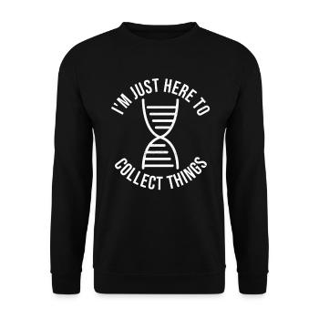 Crime Labe Design Für Forensische Analytiker Und - Unisex Pullover - Schwarz - Vorne - Alina (178cm) & Michal (187cm)