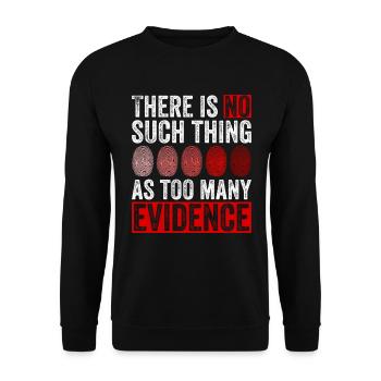 Crime Labe Design Für Forensische Ermittler - Sweat-shirt Unisexe - noir - Devant - Alina (178cm) & Michal (187cm)