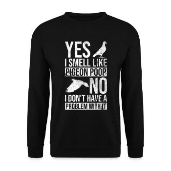 Taubenzüchter Und Taubenliebhaber - Sweat-shirt Unisexe - noir - Devant - Alina (178cm) & Michal (187cm)