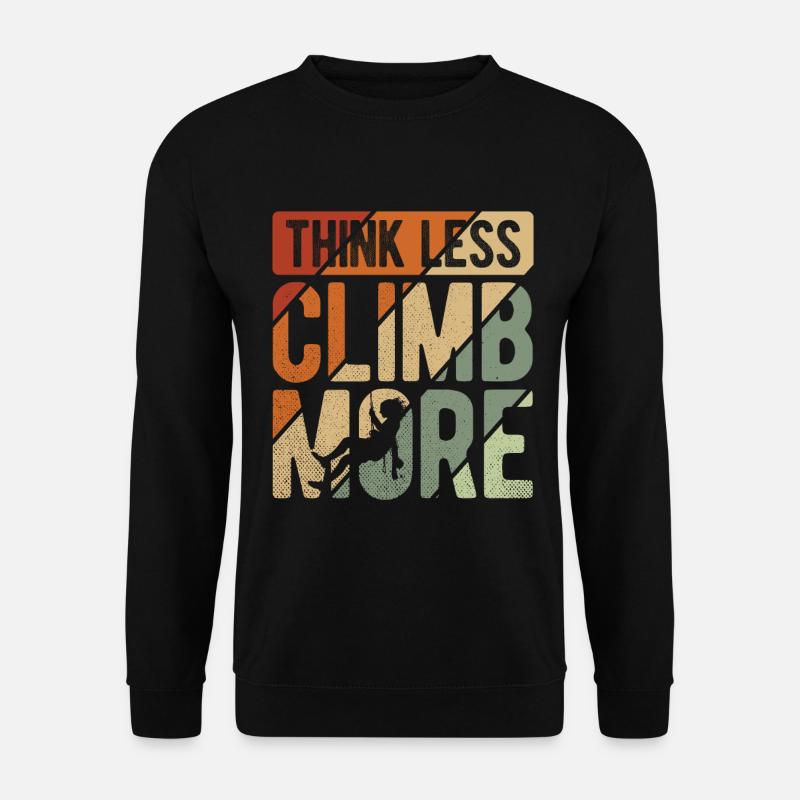 Klettern Bouldern - Unisex Pullover - Schwarz