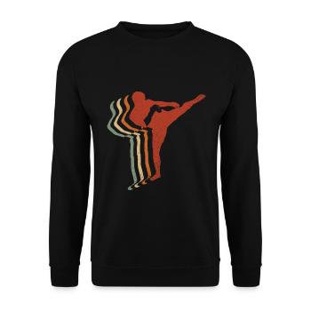 Mixed Martial Arts MMA - Unisex Pullover - Schwarz - Vorne - Alina (178cm) & Michal (187cm)