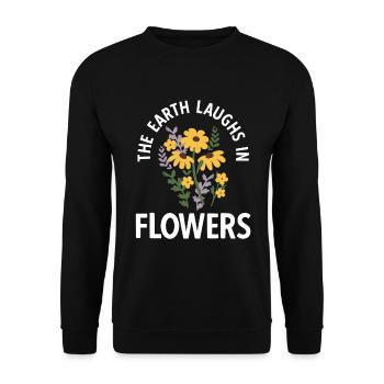 Landschaftsgärtner Hobbygärtner Gärtner - Unisex Pullover - Schwarz - Vorne - Alina (178cm) & Michal (187cm)