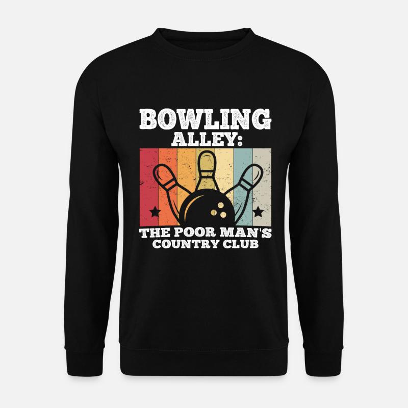 Bowling - Unisex Pullover - Schwarz