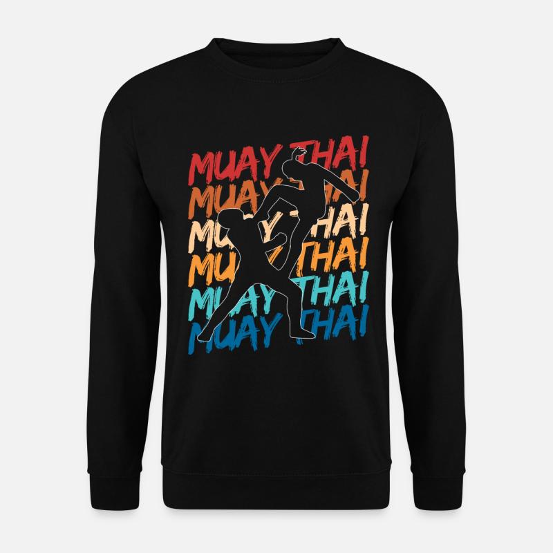 Thaiboxen Muay Thai - Unisex Pullover - Schwarz