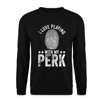 Forensisches Kriminologie-design Für Forensische - Unisex Pullover - Schwarz - Vorne - Alina (178cm) & Michal (187cm)