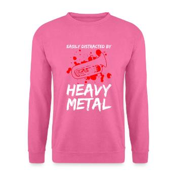 Euphoniumspieler Design Für Euphoniumbariton - Unisex Pullover - Pink - Vorne