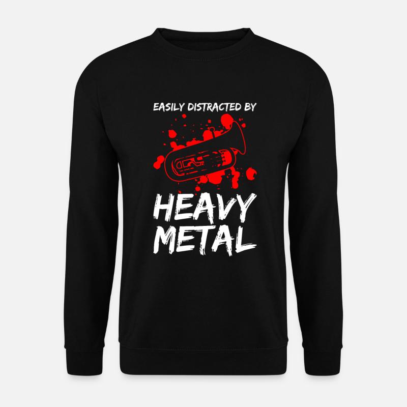 Euphoniumspieler Design Für Euphoniumbariton - Unisex Pullover - Schwarz